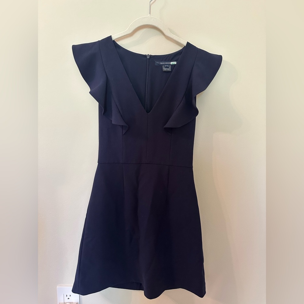 French Connection Blue A-line Mini Dress